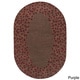 preview thumbnail 46 of 75, Rome Hand Tufted Floral Border Area Rug Brown - 6' x 9' Oval/Surplus - Runner/Oval