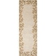 preview thumbnail 41 of 75, Rome Hand Tufted Floral Border Area Rug Orange/Ivory - 3' x 12' Runner - Runner/Rectangle