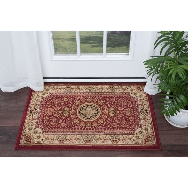 Alise Rugs Soho Traditional Oriental Scatter Mat Rug - 2' x 3'
