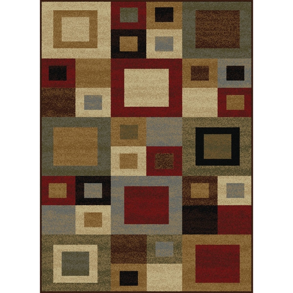 Alise Rhythm Multi Contemporary Area Rug (76 x 910)  