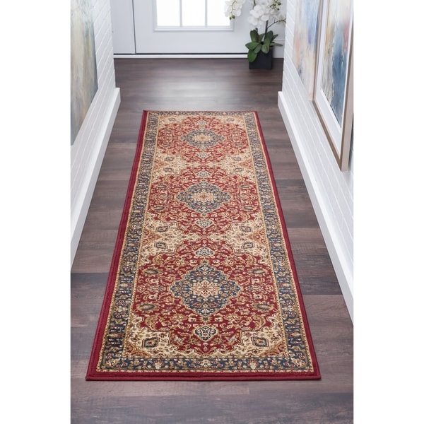 Alise Rugs Soho Traditional Oriental Runner Rug