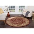 Round turquoise rug