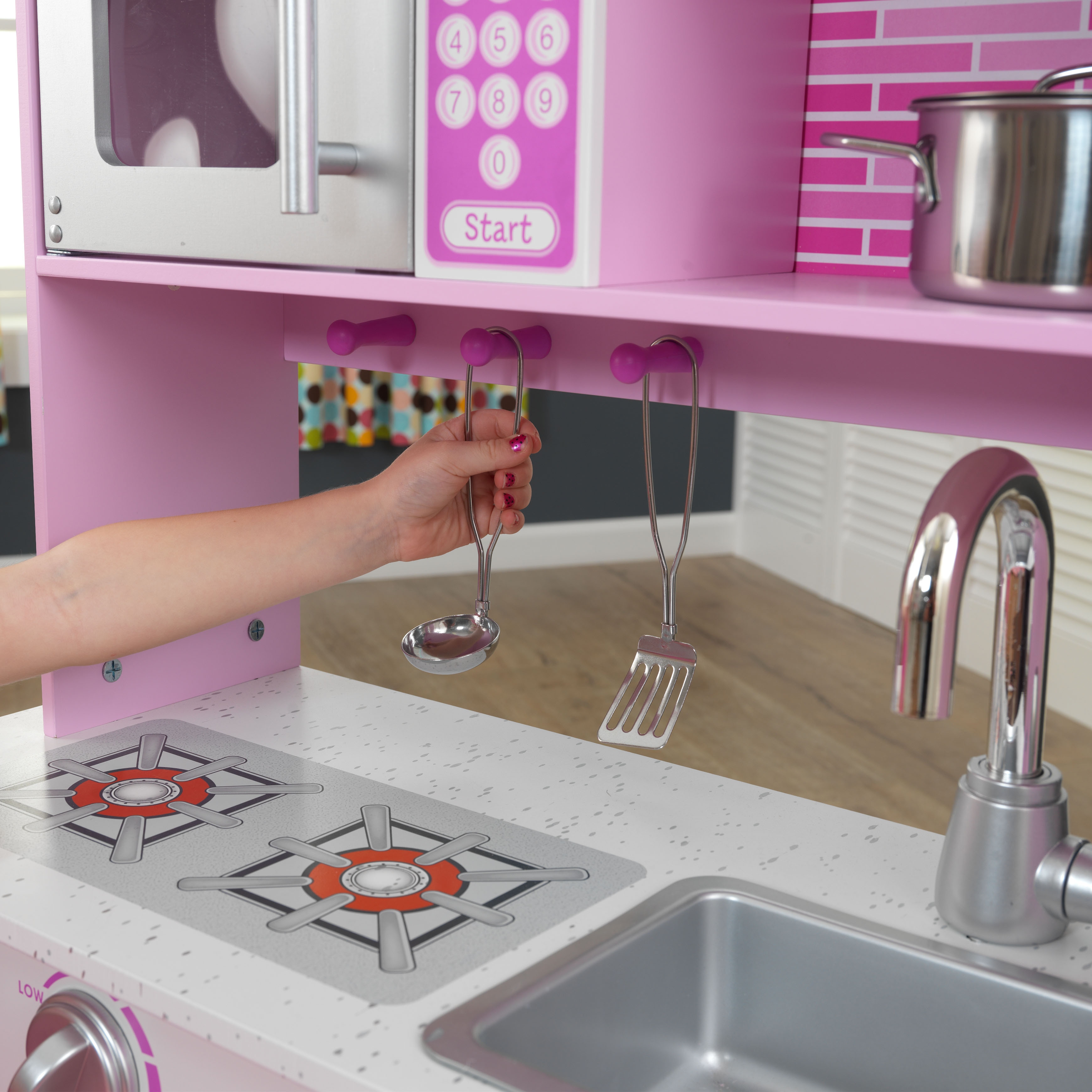 pink toddler kitchen