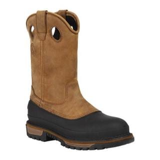 Men's Georgia Boot G5594 11in Muddog Pull-On Steel Toe Georgia Brown