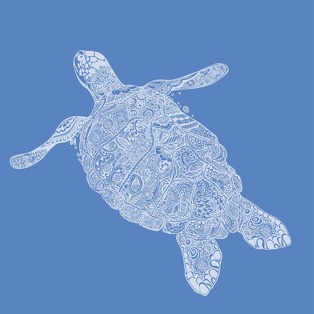 Elegant Turtle Shower Curtain