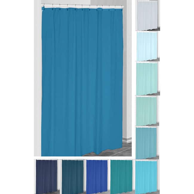 71 x 74 Solid Shower Curtain
