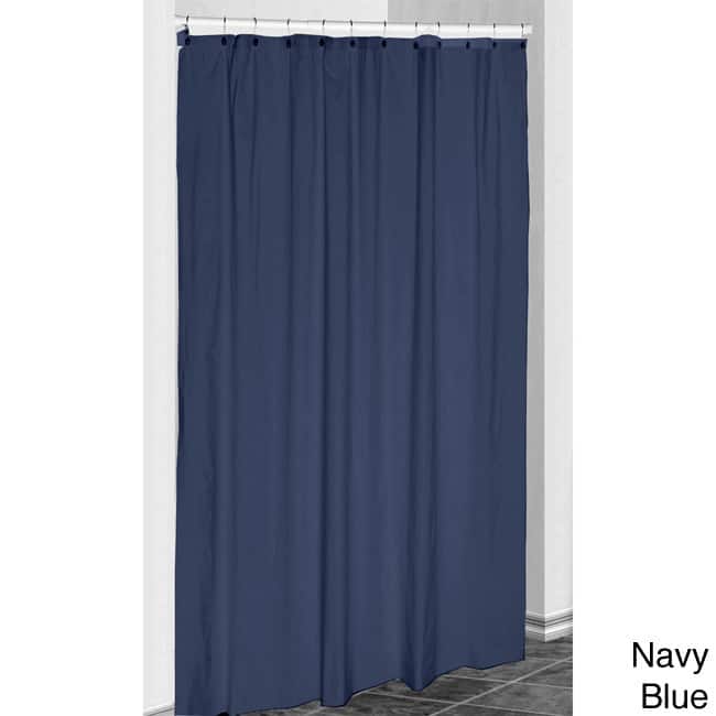 71 x 74 Solid Shower Curtain
