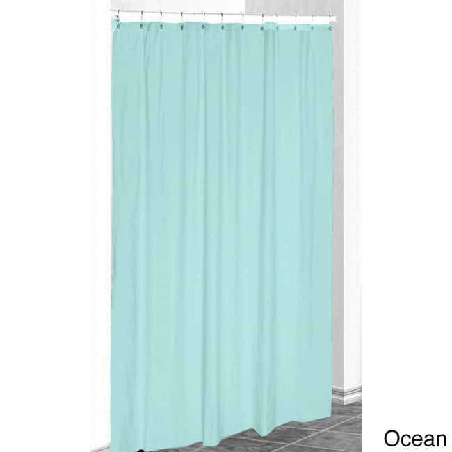71 x 74 Solid Shower Curtain - Ocean