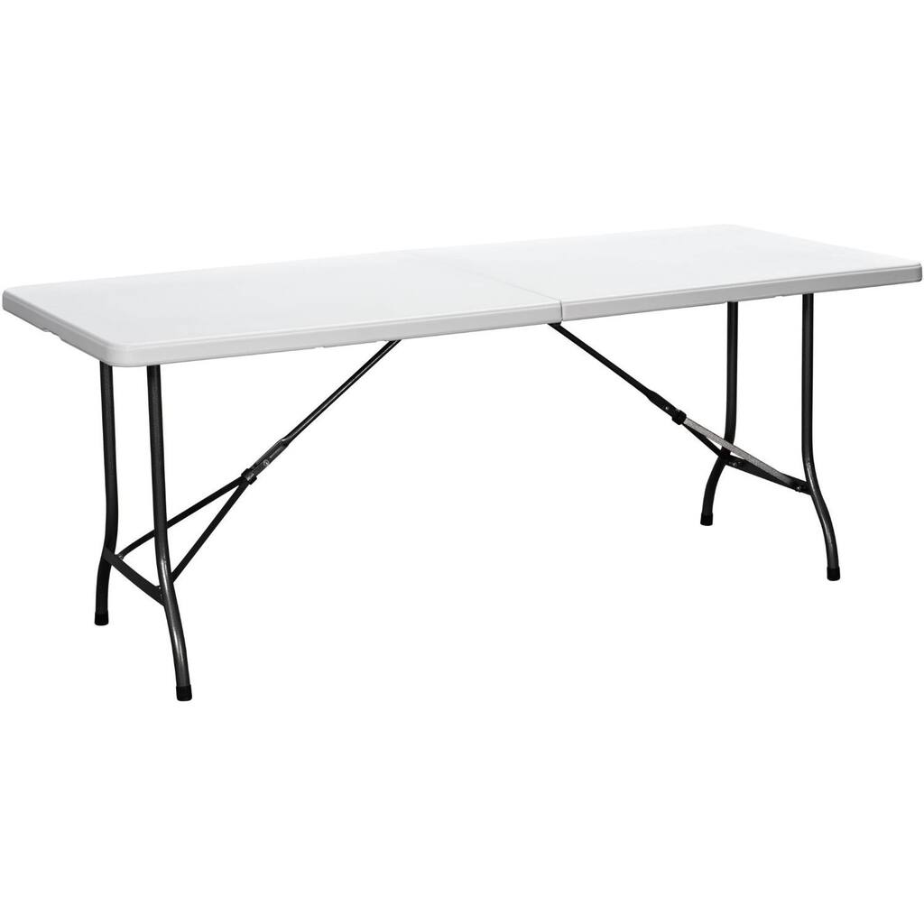 Duralight 6-foot White Granite Folding Multipurpose Table