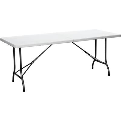 Duralight 8-foot White Granite HDPE Folding Multipurpose Table