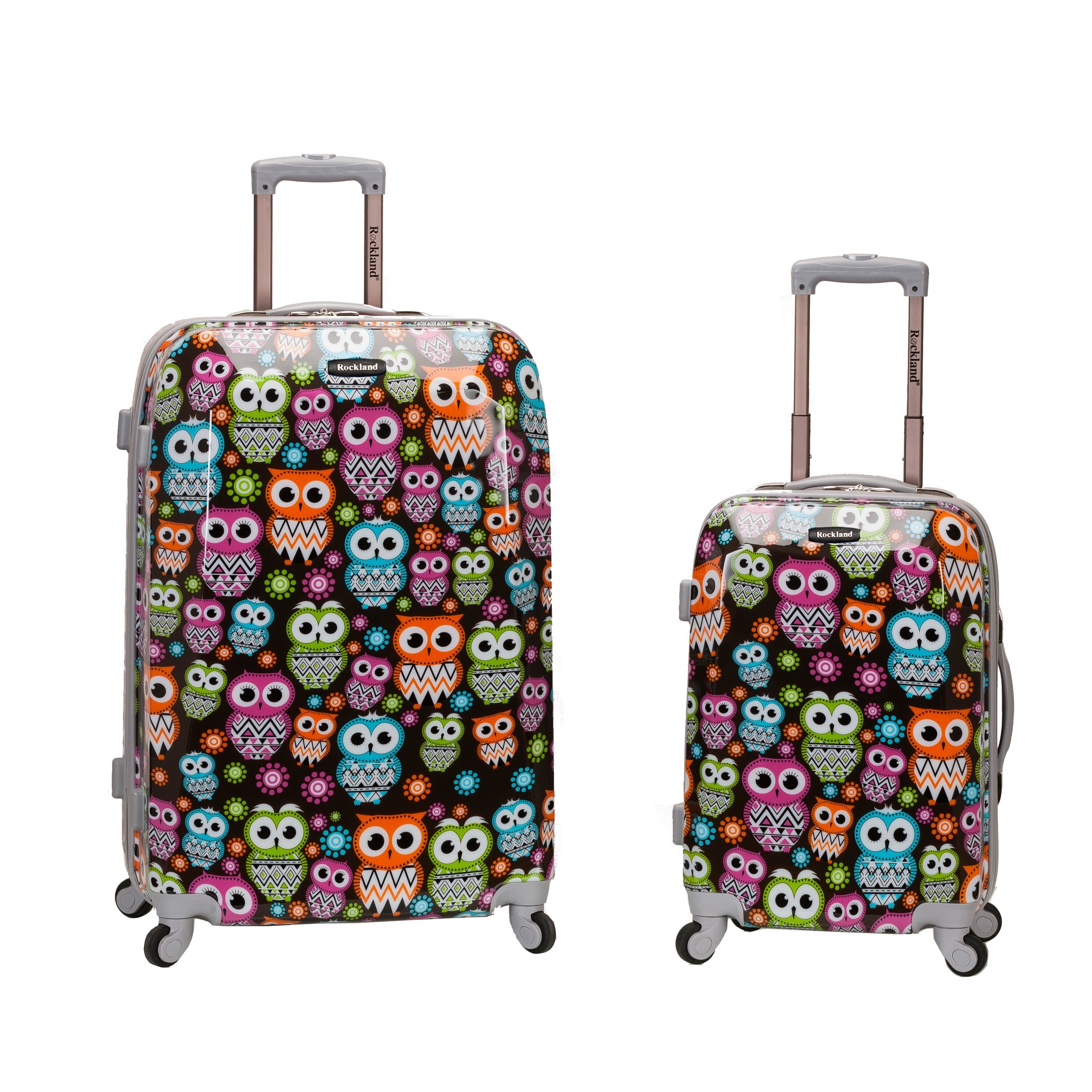 owl hard shell suitcase