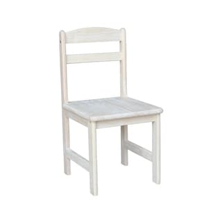 Unfinished Parawood Juvenile Chair (Set of 2)