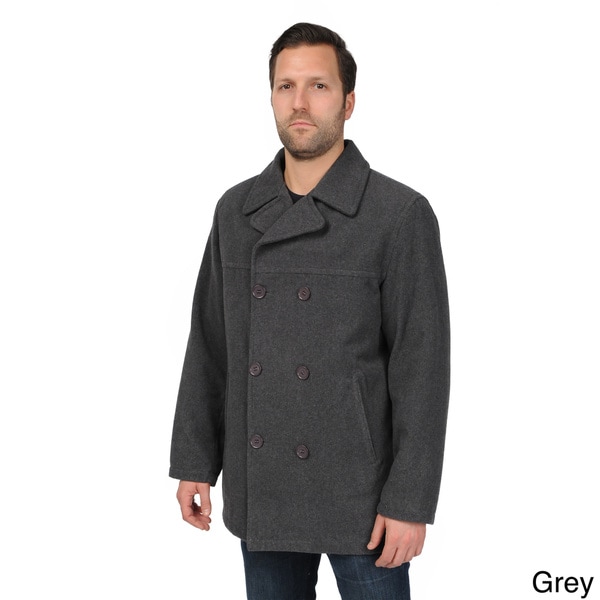 mens big and tall pea coat