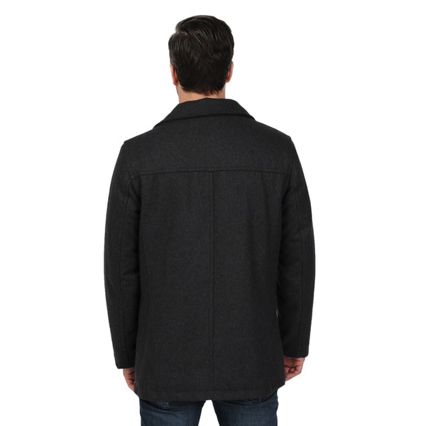 mens big and tall pea coat