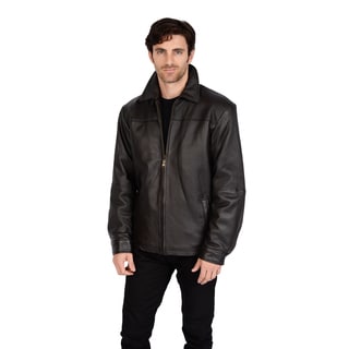 Shop Excelled Men's New Zealand Leather Jacket - Free Shipping Today ...