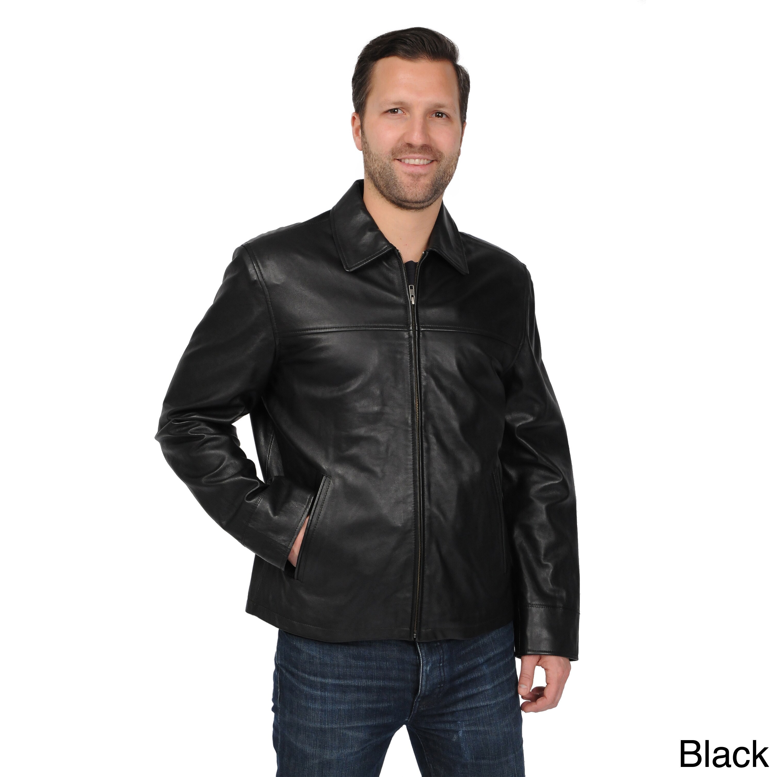 men's big & tall leather jackets