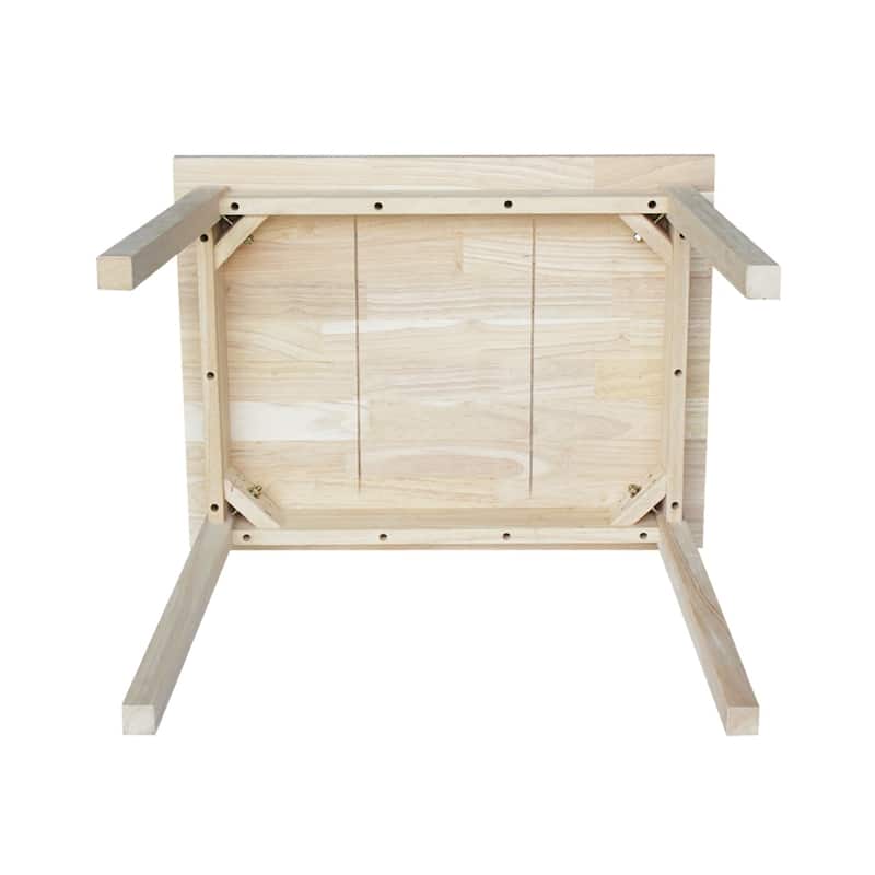 Unfinished Wood Children's Table