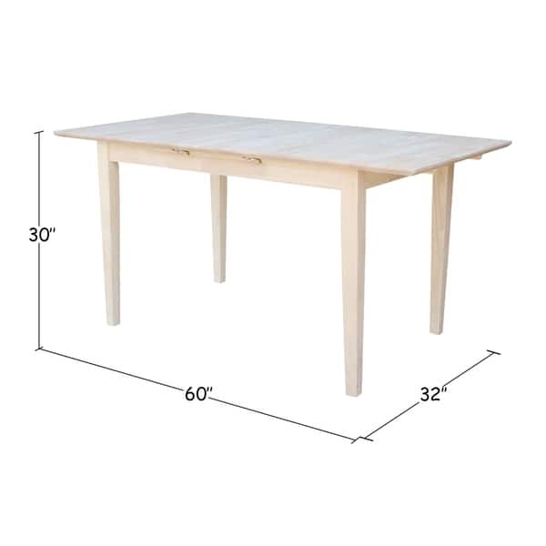 International Concepts 32 Inch Wide Unfinished Shaker International Concepts 32 Inch Wide Unfinished Shaker