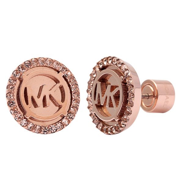 michael kors rose gold earrings studs