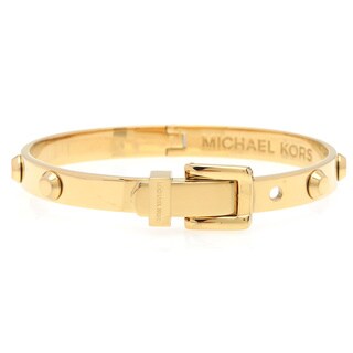 Michael Kors Goldtone Stainless Steel Studded Bangle Bracelet