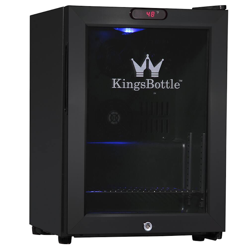 KingsBottle Black 38-can Compressor Mini Bar Fridge