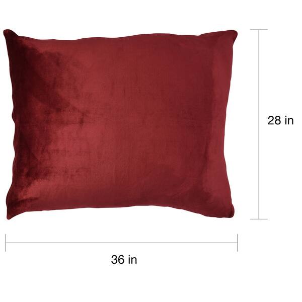 Oversized Plush Reversible Floor Cushion (28 x 36 inches)