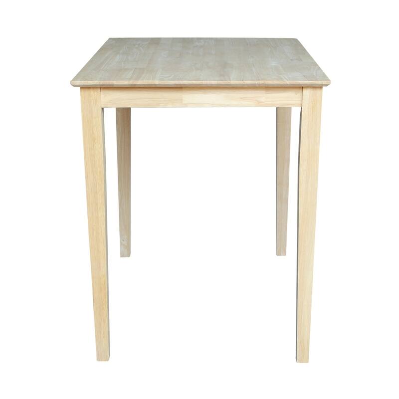 The Gray Barn Fairy Glen Unfinished Counter Height Rectangular Parawood Dining Table