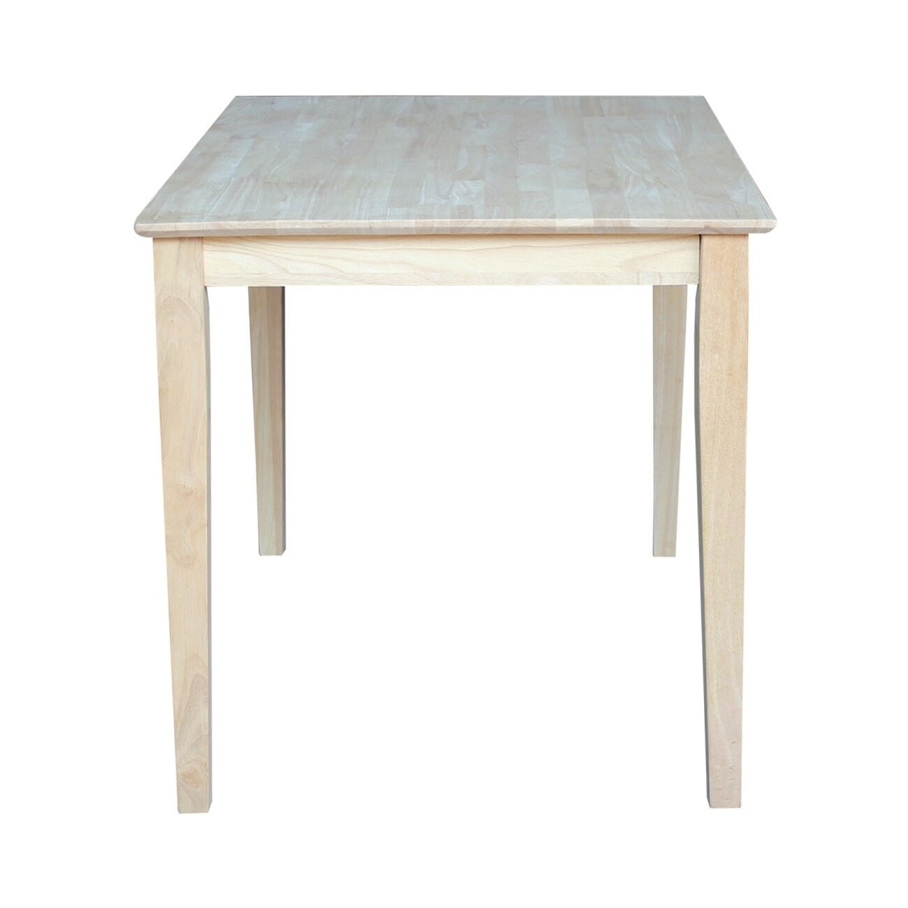 The Gray Barn Fairy Glen Unfinished Shaker Style Rectangular Parawood Dining Table