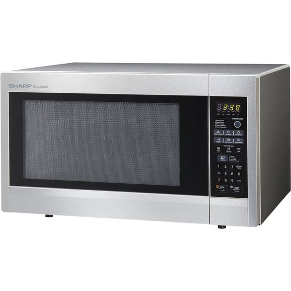 Sharp Countertop Microwave - 0.9 cu. ft. - 900 W - Stainless Steel