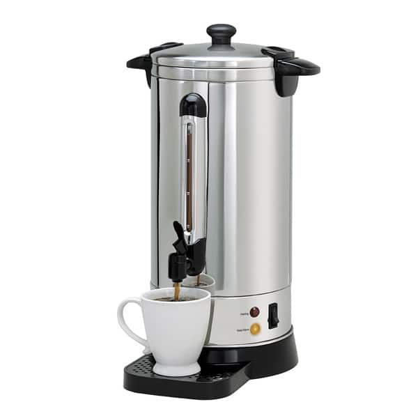Nesco 50-cup Stainless Steel Double Applwall Coffee Urn Locking Lid - Bed  Bath & Beyond - 9311150