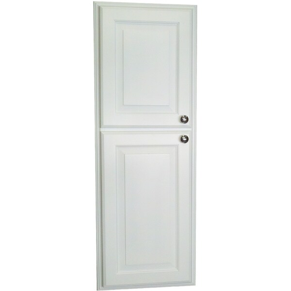 Shop 42inch Recessed White Plantation Medicine Storage Free