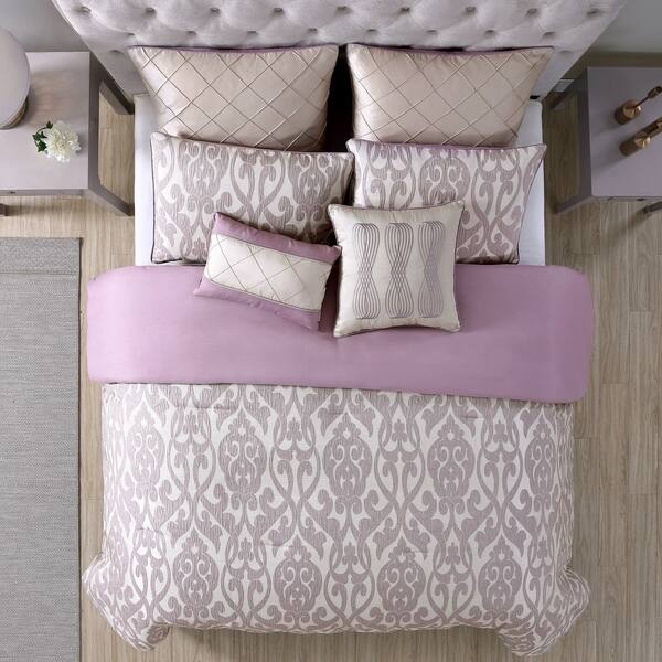 Shop Modern Threads Alina Floral Damask 8 Piece Comforter Set On