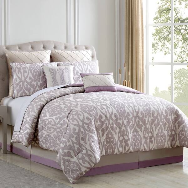 Shop Modern Threads Alina Floral Damask 8 Piece Comforter Set On