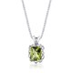 preview thumbnail 12 of 13, Oravo Sterling Silver Radiant Gemstone Pendant