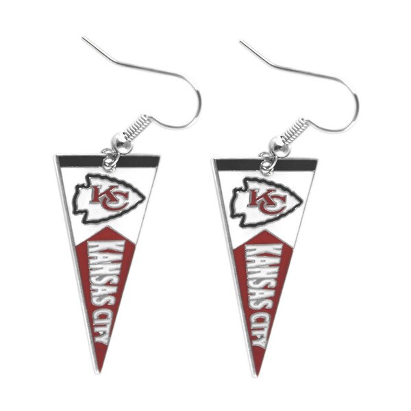 NFL Kansas City Chiefs Pennant Earrings