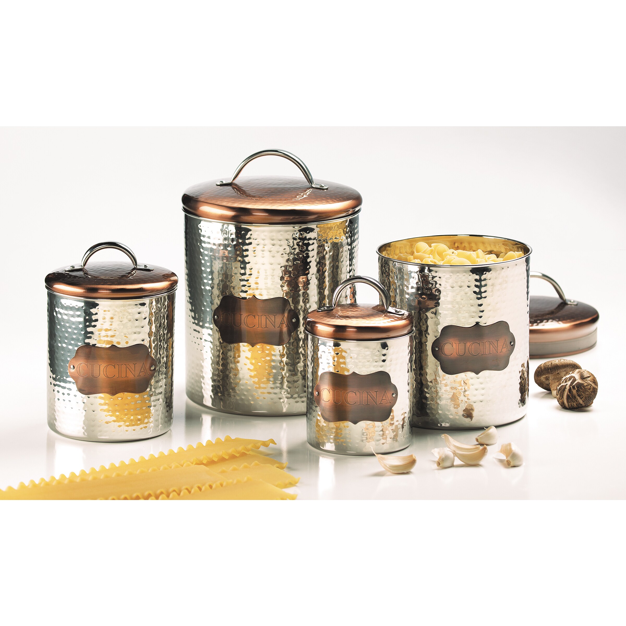 https://ak1.ostkcdn.com/images/products/9313891/Cucina-Hammered-Metal-Canisters-SM-MD-LG-XL-3151f00c-023b-4475-8333-4b7b086232ff.jpg