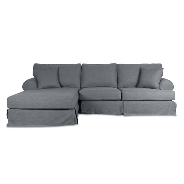 Shop Hamptons Slipcover Sectional Chase Free Shipping Today