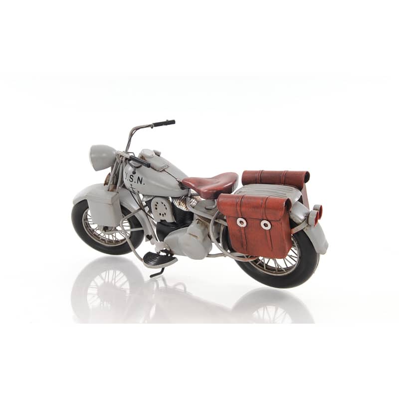 1942 Indian Model 741 Grey Motorcycle