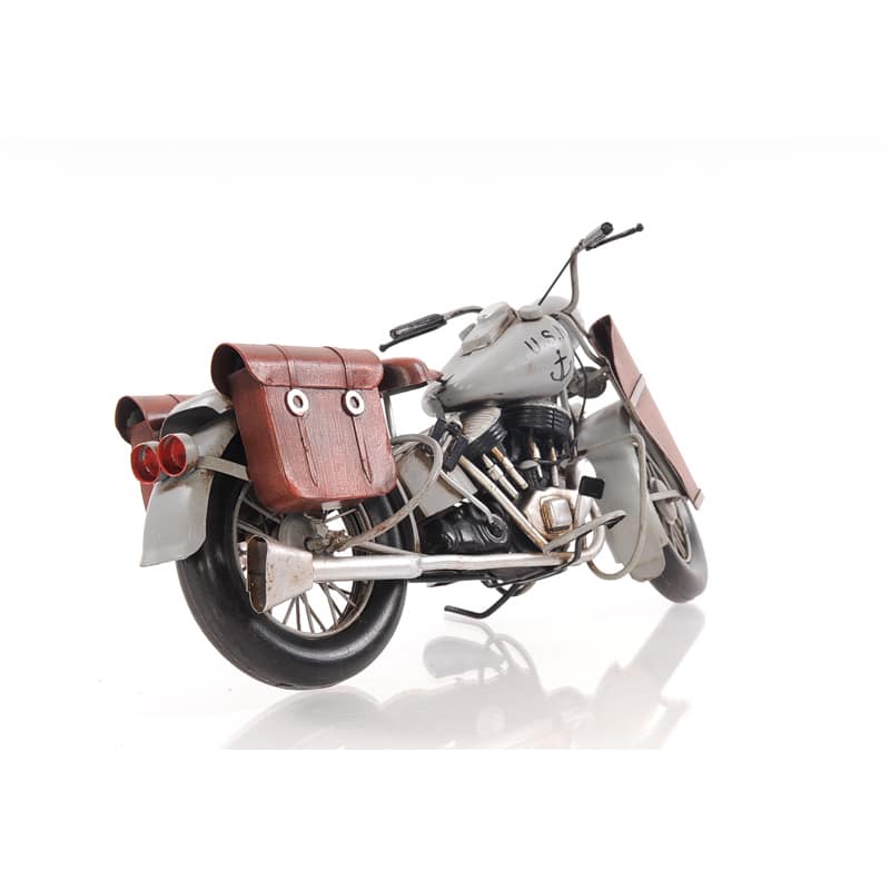 1942 Indian Model 741 Grey Motorcycle