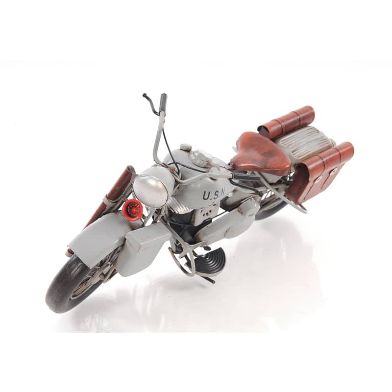 1942 Indian Model 741 Grey Motorcycle