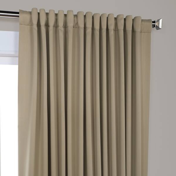 Shop Exclusive Fabrics Extra Wide Thermal Blackout 96 Inch Curtain