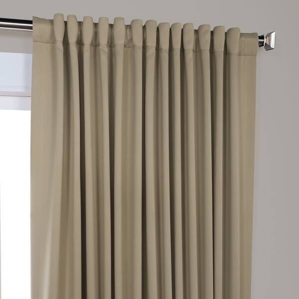Shop Exclusive Fabrics Extra Wide Thermal Blackout 96 Inch Curtain