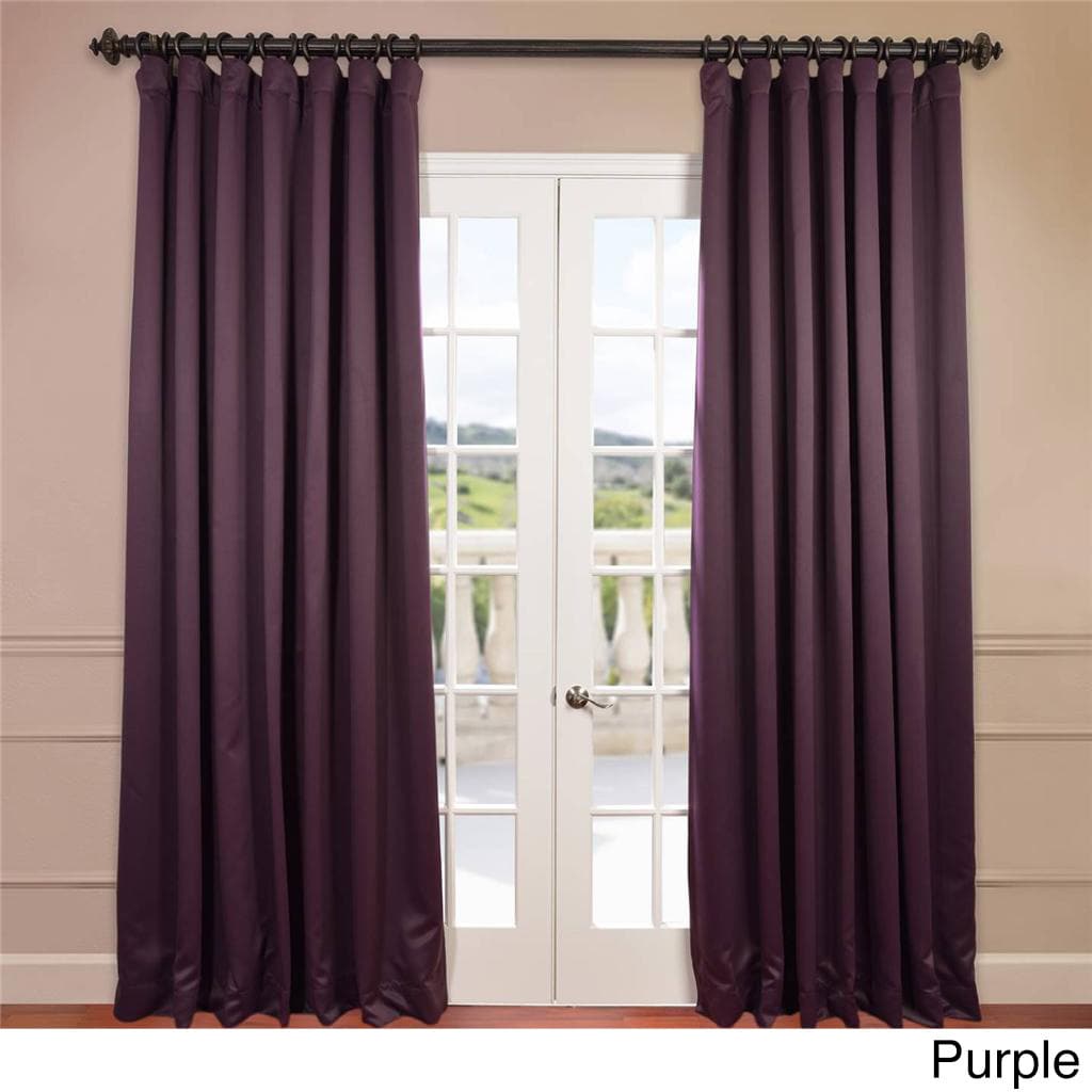 Extra Wide Thermal Blackout 96 inch Curtain Panel