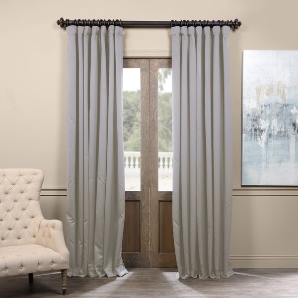 Shop Exclusive Fabrics Extra Wide Thermal Blackout 108-inch Curtain