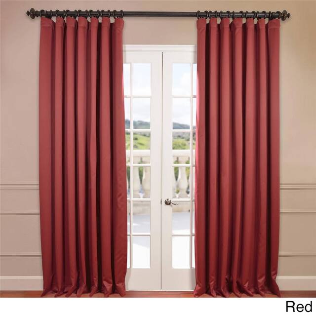 Exclusive Fabrics Extra Wide Thermal Blackout 108-inch Curtain (1 Panel) - 100 x 108