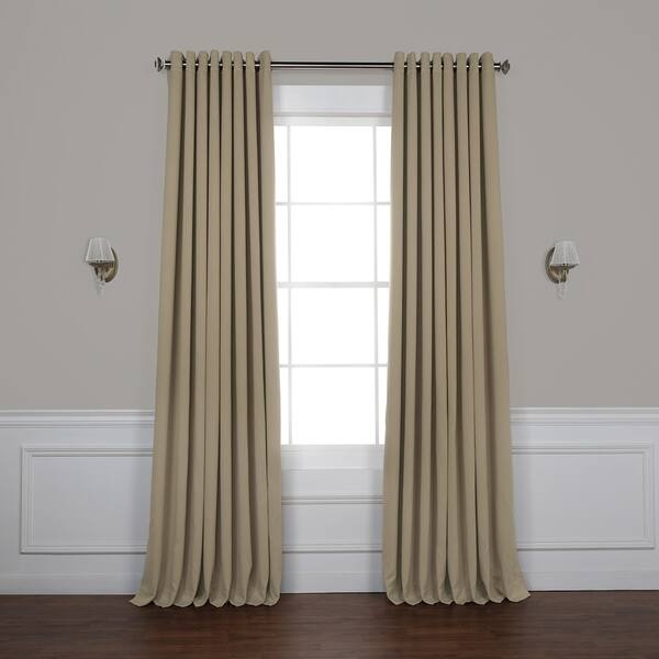 Shop Exclusive Fabrics Extra Wide Thermal Blackout Grommet 96 Inch