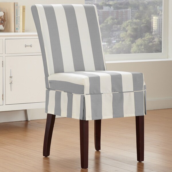 Shop QuickCover Cabana Dining Chair Relaxed Fit Slipcover with Buttons