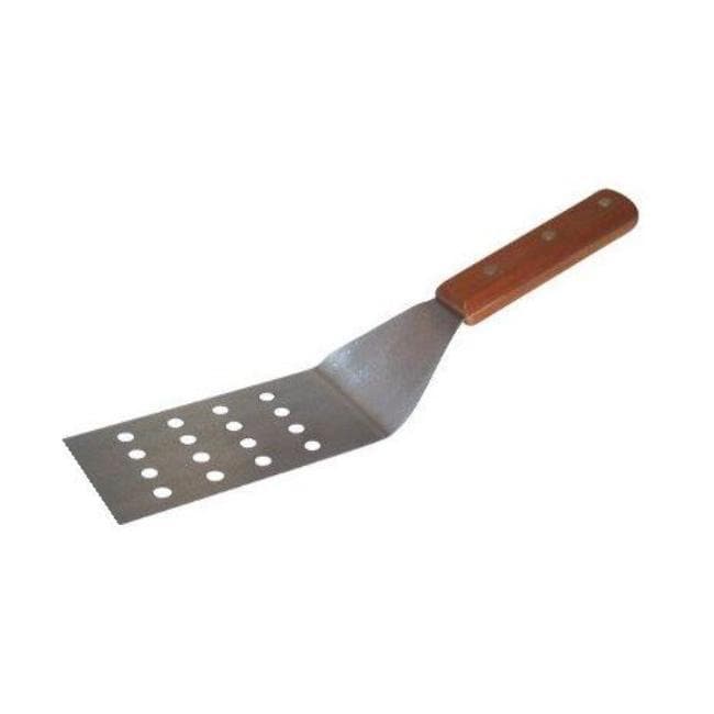 Unique Bargains Kitchen Tool Rectangle Perforated Blade Wooden Handle Food  Turner Scraper - Bed Bath & Beyond - 18307010