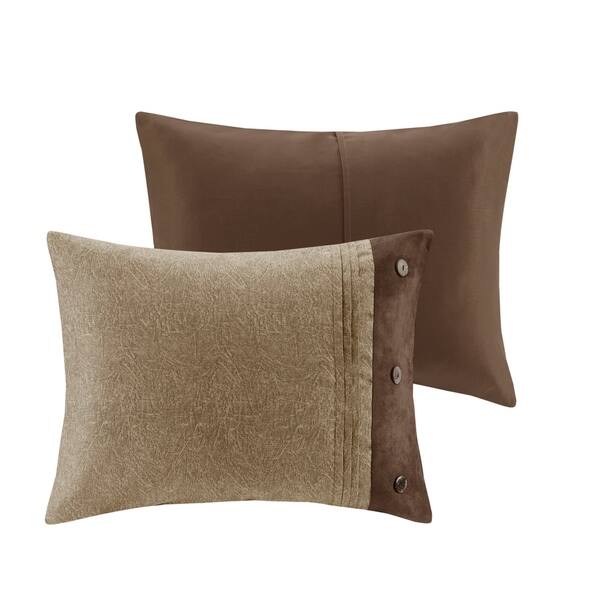 Shop Madison Park Westbrook 7 Piece Faux Suede Comforter Set On