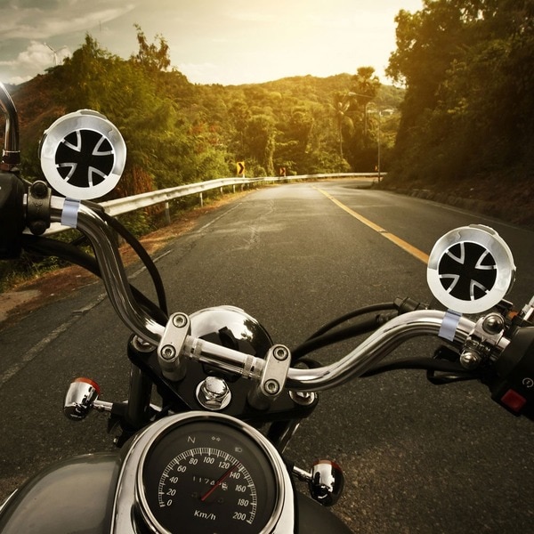 Pyle PLATVB84A 800W Motorcycle Weatherproof Dual Handle-bar 3-Inch Speakers